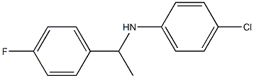 4-chloro-N-[1-(4-fluorophenyl)ethyl]aniline 구조식 이미지