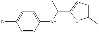 4-chloro-N-[1-(5-methylfuran-2-yl)ethyl]aniline 구조식 이미지