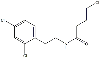 4-chloro-N-[2-(2,4-dichlorophenyl)ethyl]butanamide Structure