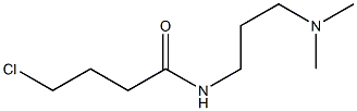 4-chloro-N-[3-(dimethylamino)propyl]butanamide Structure
