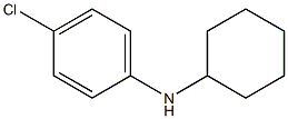 4-chloro-N-cyclohexylaniline 구조식 이미지