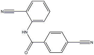 4-cyano-N-(2-cyanophenyl)benzamide Structure