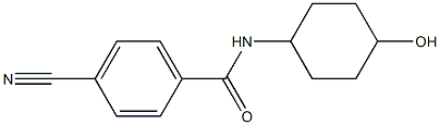 4-cyano-N-(4-hydroxycyclohexyl)benzamide Structure