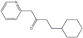 4-cyclohexyl-1-(pyridin-2-yl)butan-2-one Structure