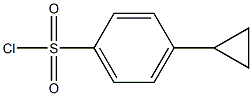 4-cyclopropylbenzenesulfonyl chloride 구조식 이미지