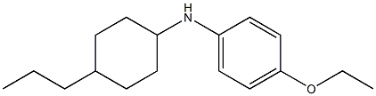 4-ethoxy-N-(4-propylcyclohexyl)aniline 구조식 이미지