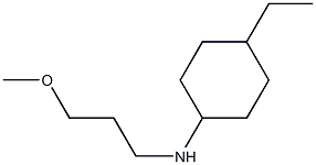 4-ethyl-N-(3-methoxypropyl)cyclohexan-1-amine 구조식 이미지