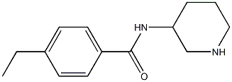 4-ethyl-N-(piperidin-3-yl)benzamide Structure