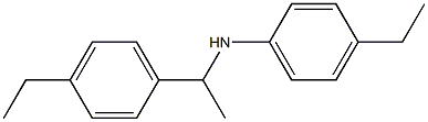 4-ethyl-N-[1-(4-ethylphenyl)ethyl]aniline Structure