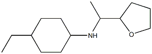 4-ethyl-N-[1-(oxolan-2-yl)ethyl]cyclohexan-1-amine Structure