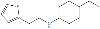 4-ethyl-N-[2-(thiophen-2-yl)ethyl]cyclohexan-1-amine Structure