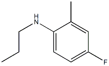 4-fluoro-2-methyl-N-propylaniline Structure