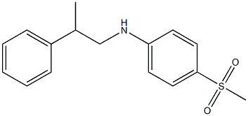 4-methanesulfonyl-N-(2-phenylpropyl)aniline 구조식 이미지