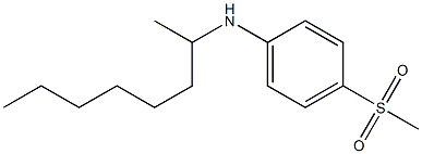 4-methanesulfonyl-N-(octan-2-yl)aniline 구조식 이미지