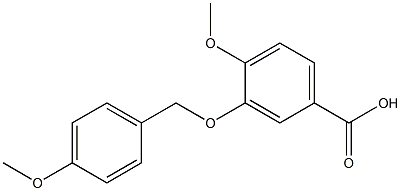 4-methoxy-3-[(4-methoxybenzyl)oxy]benzoic acid Structure