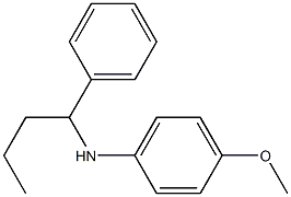 4-methoxy-N-(1-phenylbutyl)aniline 구조식 이미지