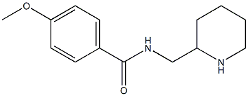 4-methoxy-N-(piperidin-2-ylmethyl)benzamide 구조식 이미지