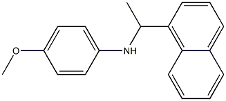 4-methoxy-N-[1-(naphthalen-1-yl)ethyl]aniline Structure