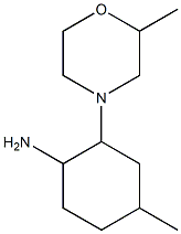 4-methyl-2-(2-methylmorpholin-4-yl)cyclohexanamine 구조식 이미지