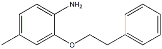 4-methyl-2-(2-phenylethoxy)aniline 구조식 이미지