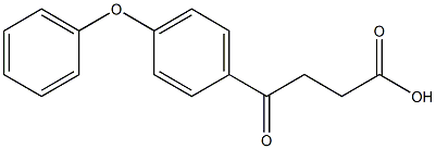 4-oxo-4-(4-phenoxyphenyl)butanoic acid 구조식 이미지