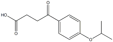 4-oxo-4-[4-(propan-2-yloxy)phenyl]butanoic acid 구조식 이미지