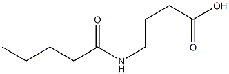 4-pentanamidobutanoic acid 구조식 이미지