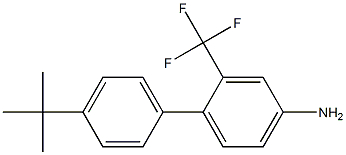 4'-tert-butyl-2-(trifluoromethyl)-1,1'-biphenyl-4-amine Structure