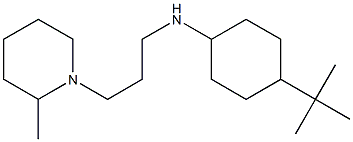 4-tert-butyl-N-[3-(2-methylpiperidin-1-yl)propyl]cyclohexan-1-amine 구조식 이미지