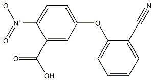 5-(2-cyanophenoxy)-2-nitrobenzoic acid Structure