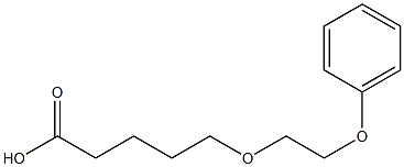 5-(2-phenoxyethoxy)pentanoic acid Structure