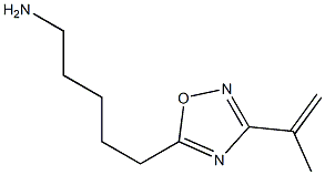 5-(3-isopropenyl-1,2,4-oxadiazol-5-yl)pentan-1-amine Structure