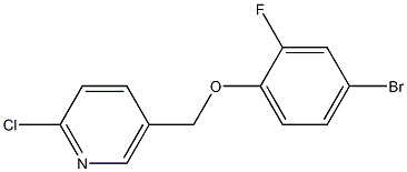 5-(4-bromo-2-fluorophenoxymethyl)-2-chloropyridine Structure