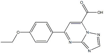 5-(4-ethoxyphenyl)-[1,2,4]triazolo[1,5-a]pyrimidine-7-carboxylic acid Structure