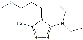 5-(diethylamino)-4-(3-methoxypropyl)-4H-1,2,4-triazole-3-thiol 구조식 이미지