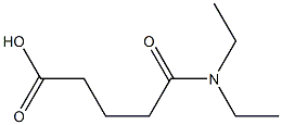 5-(diethylamino)-5-oxopentanoic acid 구조식 이미지