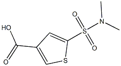 5-(dimethylsulfamoyl)thiophene-3-carboxylic acid Structure