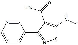 5-(methylamino)-3-pyridin-3-ylisothiazole-4-carboxylic acid 구조식 이미지