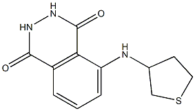 5-(thiolan-3-ylamino)-1,2,3,4-tetrahydrophthalazine-1,4-dione Structure