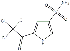 5-(trichloroacetyl)-1H-pyrrole-3-sulfonamide Structure