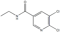 5,6-dichloro-N-ethylpyridine-3-carboxamide Structure