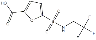 5-[(2,2,2-trifluoroethyl)sulfamoyl]furan-2-carboxylic acid 구조식 이미지