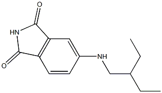 5-[(2-ethylbutyl)amino]-2,3-dihydro-1H-isoindole-1,3-dione 구조식 이미지