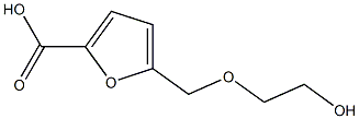 5-[(2-hydroxyethoxy)methyl]furan-2-carboxylic acid Structure