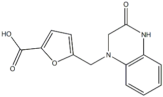 5-[(3-oxo-1,2,3,4-tetrahydroquinoxalin-1-yl)methyl]furan-2-carboxylic acid 구조식 이미지