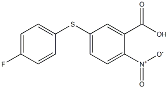 5-[(4-fluorophenyl)sulfanyl]-2-nitrobenzoic acid Structure