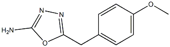 5-[(4-methoxyphenyl)methyl]-1,3,4-oxadiazol-2-amine Structure