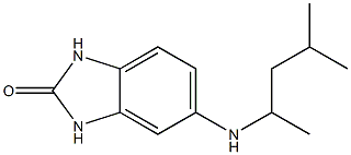 5-[(4-methylpentan-2-yl)amino]-2,3-dihydro-1H-1,3-benzodiazol-2-one Structure