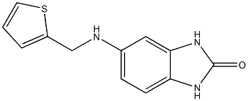 5-[(thiophen-2-ylmethyl)amino]-2,3-dihydro-1H-1,3-benzodiazol-2-one 구조식 이미지