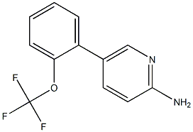 5-[2-(trifluoromethoxy)phenyl]pyridin-2-amine 구조식 이미지